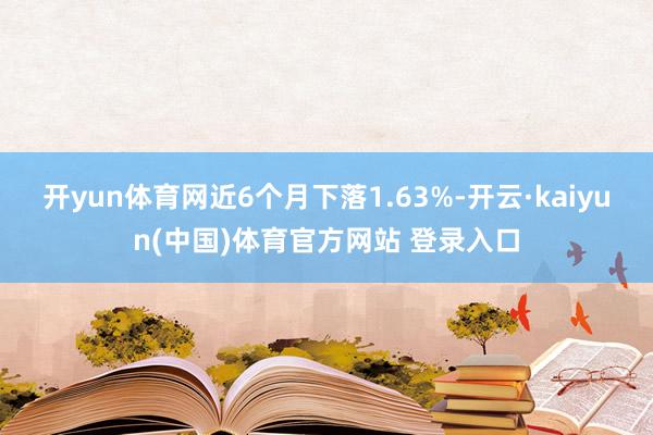 开yun体育网近6个月下落1.63%-开云·kaiyun(中国)体育官方网站 登录入口