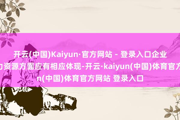 开云(中国)Kaiyun·官方网站 - 登录入口企业在研发东谈主力资源方面应有相应体现-开云·kaiyun(中国)体育官方网站 登录入口